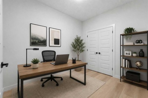 3085 Key Drive Sw, Airdrie, AB - Indoor Photo Showing Office