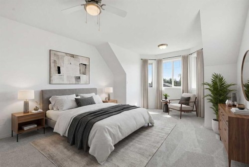 763 Stonehaven Drive, Carstairs, AB - Indoor Photo Showing Bedroom