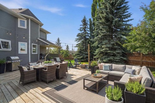 763 Stonehaven Drive, Carstairs, AB - Outdoor With Deck Patio Veranda