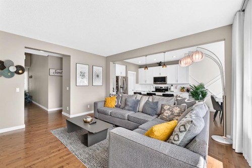 68 Sage Valley Drive Nw, Calgary, AB - Indoor Photo Showing Living Room