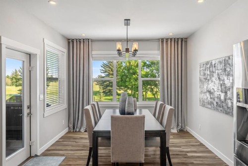 1205 Hillcrest Manor Estates, Strathmore, AB - Indoor Photo Showing Dining Room
