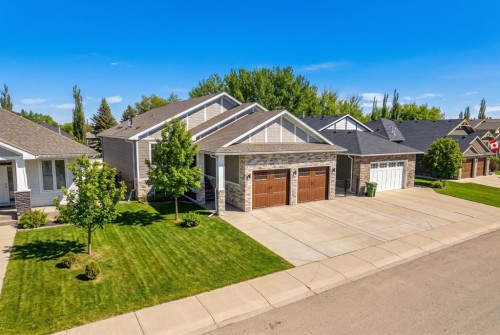 1205 Hillcrest Manor Estates, Strathmore, AB - Outdoor With Facade
