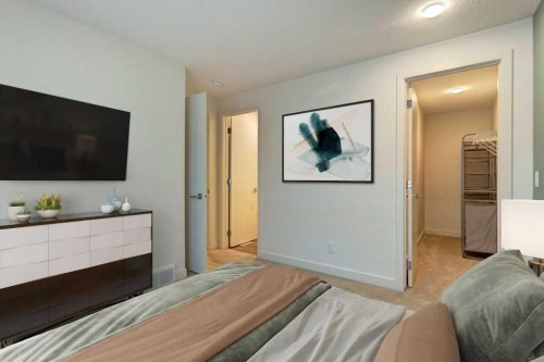 3105-100 Walgrove Court Se, Calgary, AB - Indoor Photo Showing Bedroom
