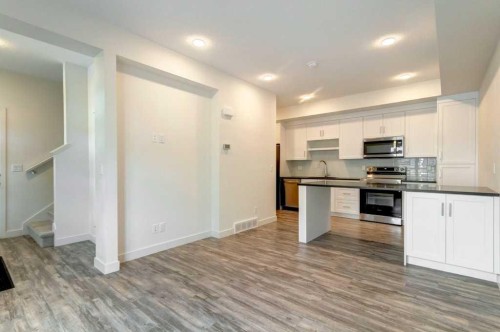 3105-100 Walgrove Court Se, Calgary, AB - Indoor Photo Showing Kitchen With Stainless Steel Kitchen With Upgraded Kitchen
