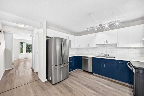 11 Falshire Terrace Ne, Calgary, AB - Indoor Photo Showing Kitchen With Stainless Steel Kitchen With Double Sink