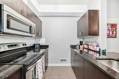 211-3950 46 Avenue Nw, Calgary, AB - Indoor Photo Showing Kitchen
