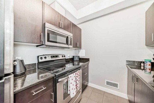 211-3950 46 Avenue Nw, Calgary, AB - Indoor Photo Showing Kitchen