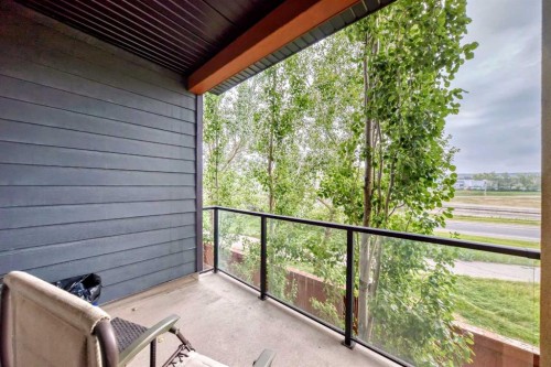 211-3950 46 Avenue Nw, Calgary, AB - Outdoor With Balcony With Exterior