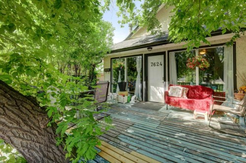 7624 34 Avenue Nw, Calgary, AB - Outdoor With Deck Patio Veranda