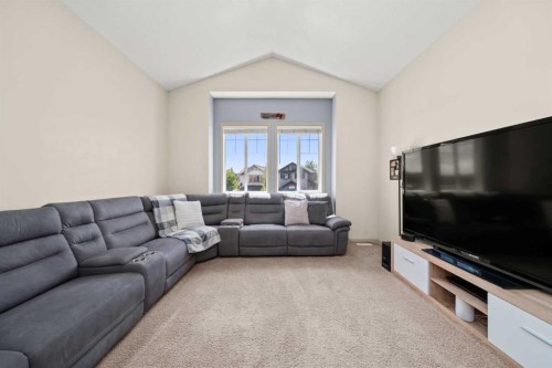 277 Brightonwoods Gardens Se, Calgary, AB - Indoor Photo Showing Living Room