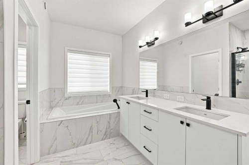 26 Homestead Circle Ne, Calgary, AB - Indoor Photo Showing Bathroom