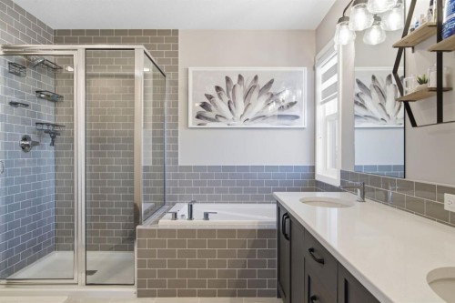 601 Reynolds Crescent Sw, Airdrie, AB - Indoor Photo Showing Bathroom