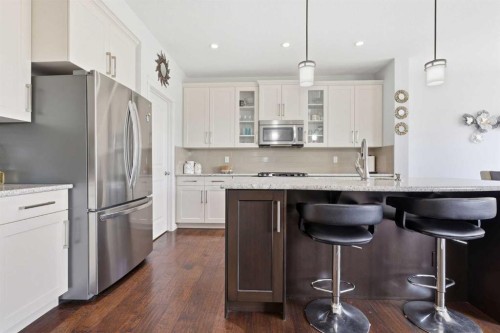 7 Auburn Crest Way Se, Calgary, AB - Indoor Photo Showing Kitchen With Stainless Steel Kitchen With Upgraded Kitchen