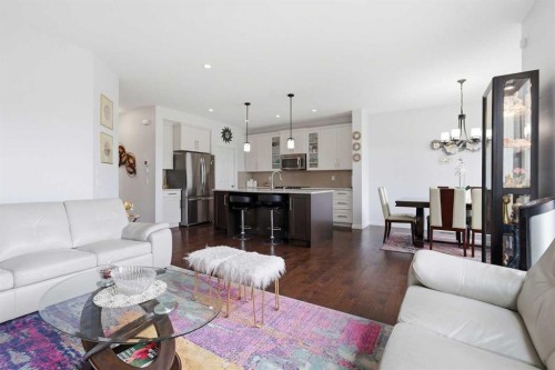 7 Auburn Crest Way Se, Calgary, AB - Indoor Photo Showing Living Room