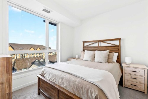 501-122 Mahogany Centre Se, Calgary, AB - Indoor Photo Showing Bedroom