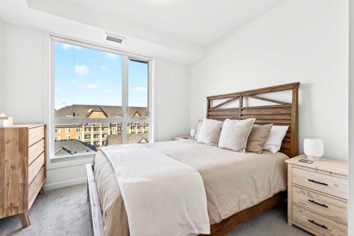 501-122 Mahogany Centre Se, Calgary, AB - Indoor Photo Showing Bedroom
