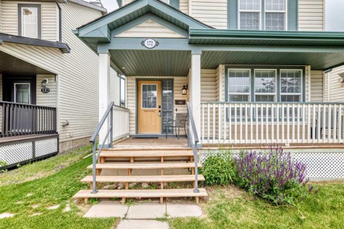 172 Cimarron Grove Crescent, Okotoks, AB - Outdoor With Deck Patio Veranda