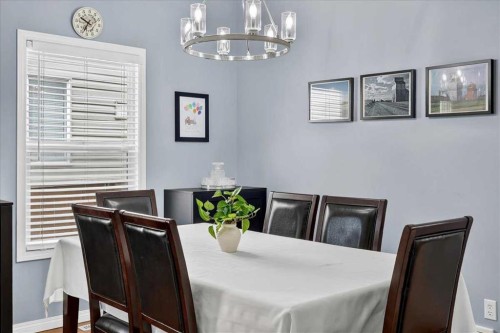 18 Copperstone Drive Se, Calgary, AB - Indoor Photo Showing Dining Room