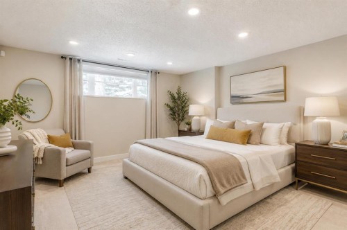 76 Chinook Drive Sw, Calgary, AB - Indoor Photo Showing Bedroom