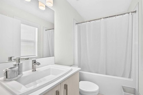 308-135 Belmont Passage Sw, Calgary, AB - Indoor Photo Showing Bathroom
