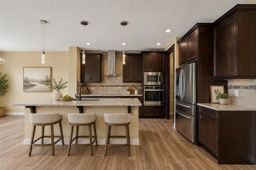 284 Nolancrest Heights Nw, Calgary, AB - Indoor Photo Showing Kitchen With Upgraded Kitchen