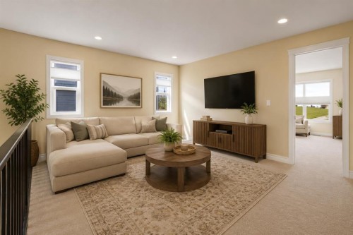 284 Nolancrest Heights Nw, Calgary, AB - Indoor Photo Showing Living Room