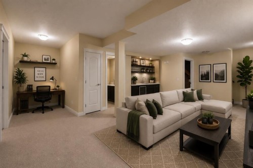 284 Nolancrest Heights Nw, Calgary, AB - Indoor Photo Showing Living Room