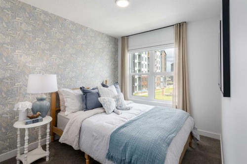 86 Heirloom Passage Se, Calgary, AB - Indoor Photo Showing Bedroom