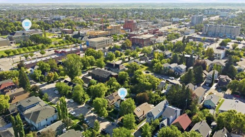 1422 2 Street Nw, Calgary, AB - Outdoor With View