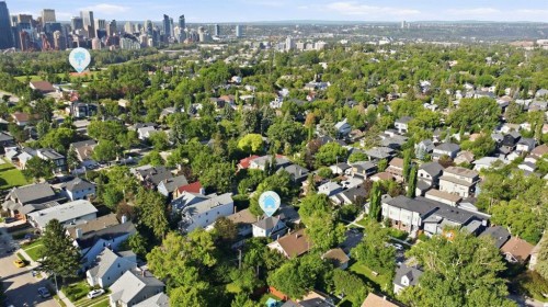 1422 2 Street Nw, Calgary, AB - Outdoor With View