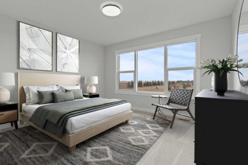 358 Kinniburgh Loop, Chestermere, AB - Indoor Photo Showing Bedroom