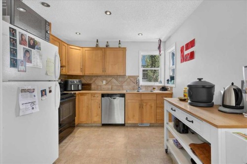 137 Bridlewood Lane Sw, Calgary, AB - Indoor Photo Showing Kitchen With Double Sink