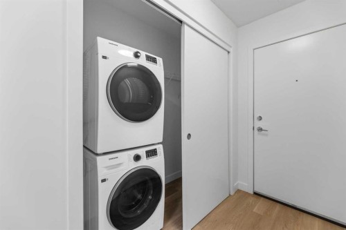 1114-8500 19 Avenue Se, Calgary, AB - Indoor Photo Showing Laundry Room