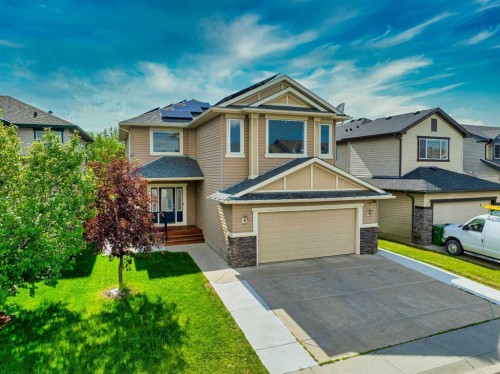 1925 Luxstone Park Sw, Airdrie, AB - Outdoor With Facade