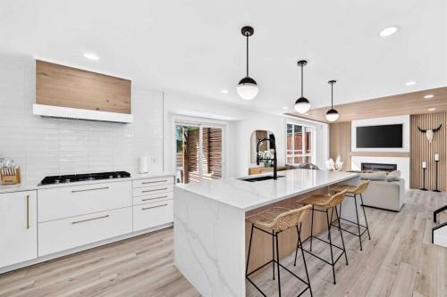 10909 Hidden Valley Drive Nw, Calgary, AB - Indoor Photo Showing Kitchen With Upgraded Kitchen