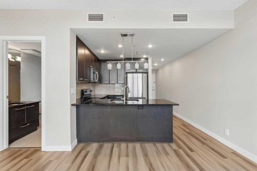 1503-225 11 Avenue Se, Calgary, AB - Indoor Photo Showing Kitchen