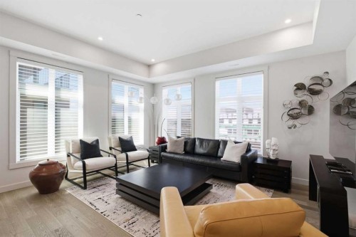 301-105 Lebel Crescent Nw, Calgary, AB - Indoor Photo Showing Living Room