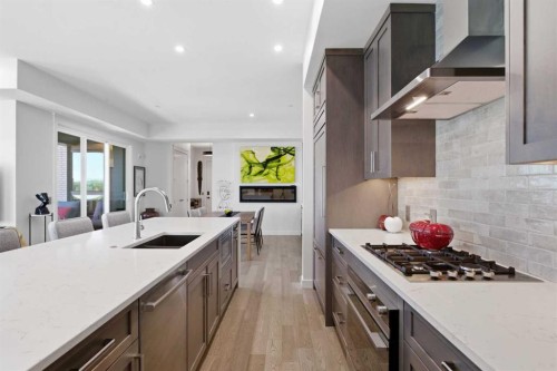 301-105 Lebel Crescent Nw, Calgary, AB - Indoor Photo Showing Kitchen With Upgraded Kitchen