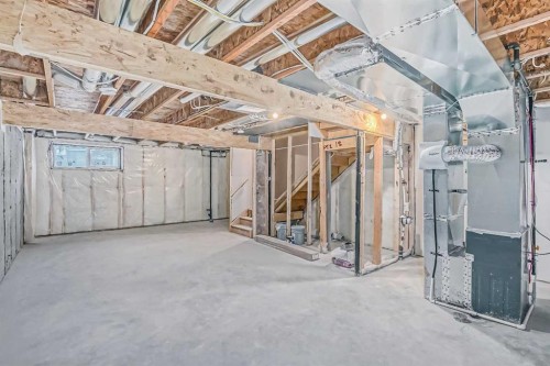 55 Agate Road, Cochrane, AB - Indoor Photo Showing Basement