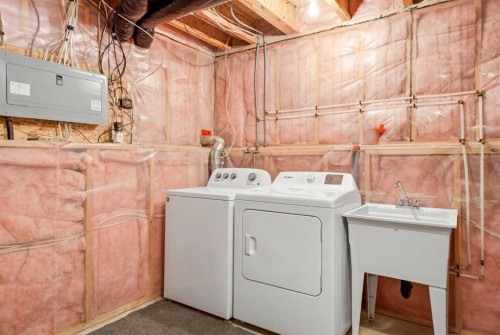 39 West Terrace Crescent, Cochrane, AB - Indoor Photo Showing Laundry Room