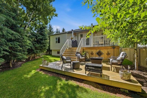 39 West Terrace Crescent, Cochrane, AB - Outdoor With Deck Patio Veranda