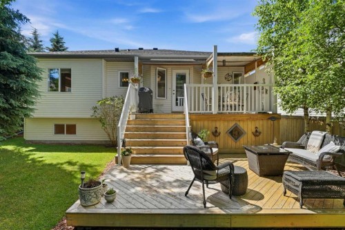 39 West Terrace Crescent, Cochrane, AB - Outdoor With Deck Patio Veranda