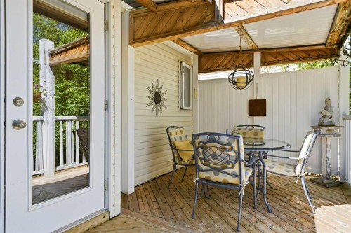 39 West Terrace Crescent, Cochrane, AB - Outdoor With Deck Patio Veranda With Exterior