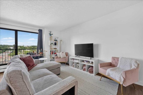 902-1330 15 Avenue Sw, Calgary, AB - Indoor Photo Showing Living Room