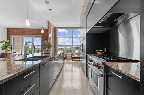610 Aspen Meadows Hill Sw, Calgary, AB - Indoor Photo Showing Kitchen With Double Sink With Upgraded Kitchen