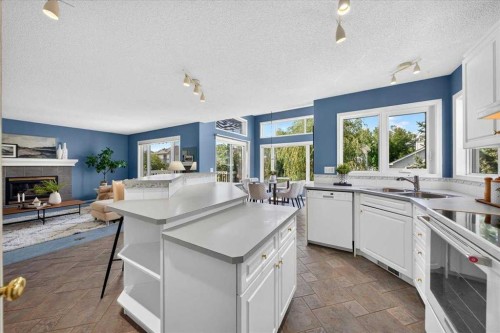232 Douglas Glen Close Se, Calgary, AB - Indoor Photo Showing Kitchen With Double Sink