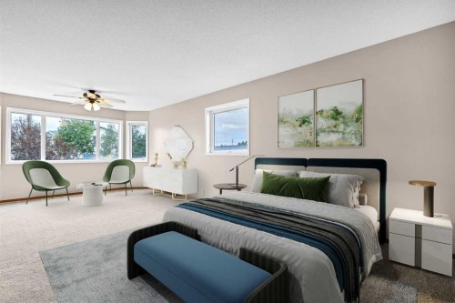249 Scotia Point Nw, Calgary, AB - Indoor Photo Showing Bedroom