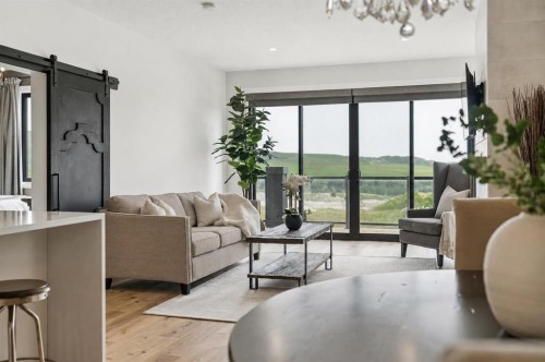 220 Precedence View, Cochrane, AB - Indoor Photo Showing Living Room