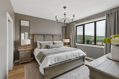220 Precedence View, Cochrane, AB - Indoor Photo Showing Bedroom