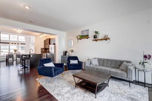 1058 New Brighton Park Se, Calgary, AB - Indoor Photo Showing Living Room